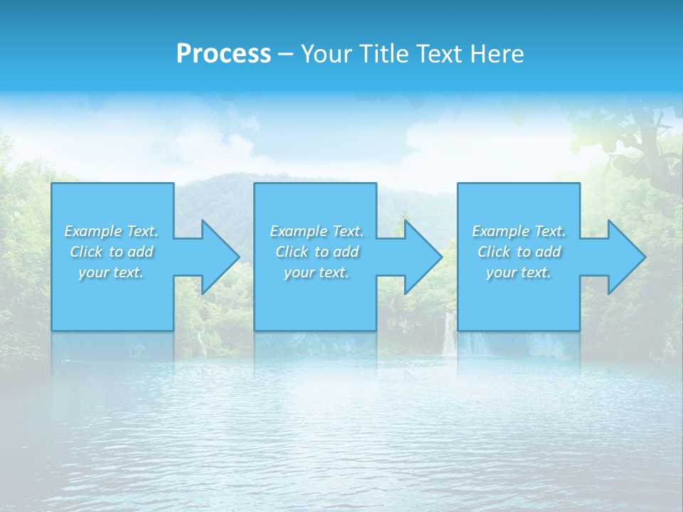 Tree Water Lake PowerPoint Template