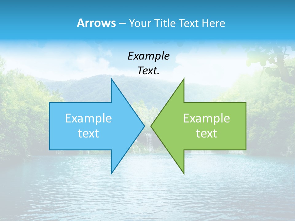 Tree Water Lake PowerPoint Template