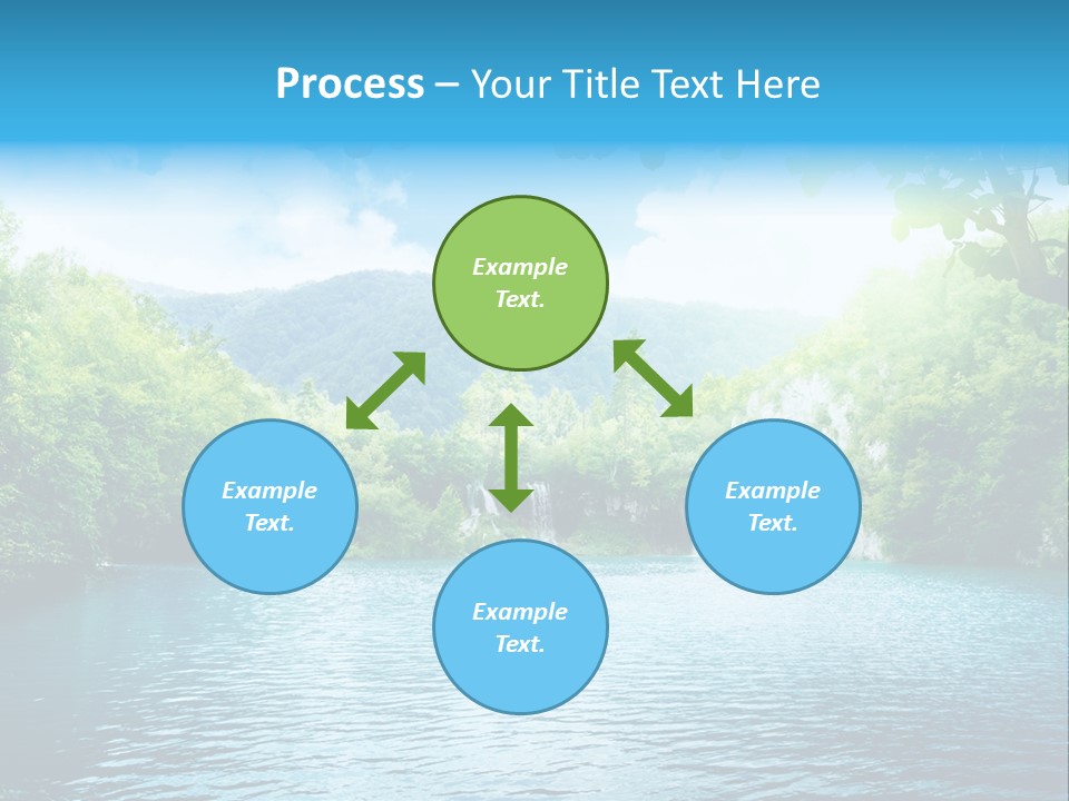 Tree Water Lake PowerPoint Template