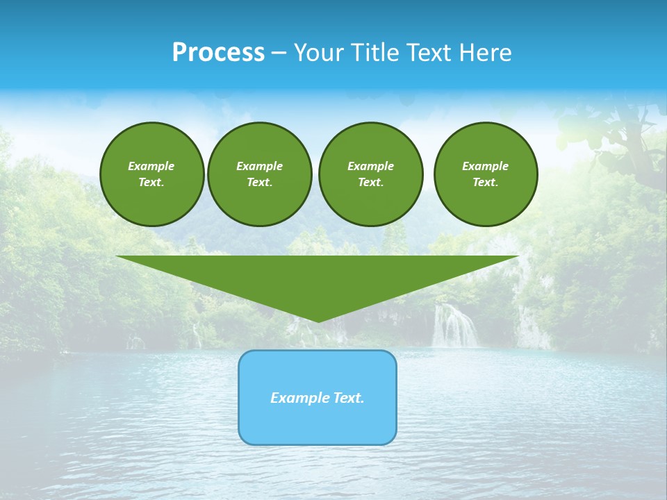 Tree Water Lake PowerPoint Template