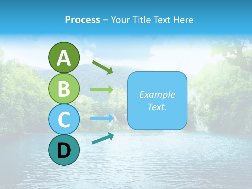 Tree Water Lake PowerPoint Template