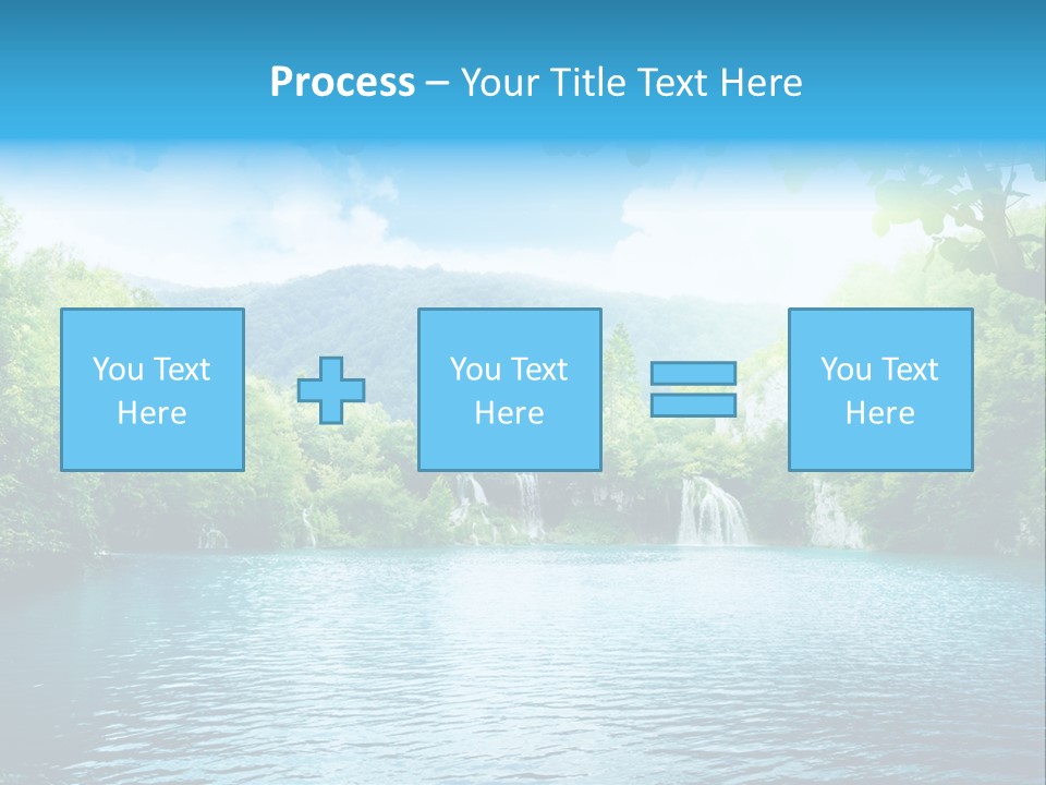 Tree Water Lake PowerPoint Template
