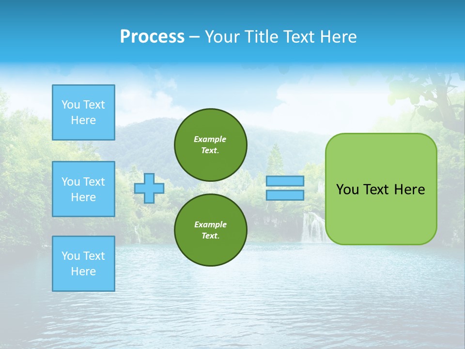 Tree Water Lake PowerPoint Template
