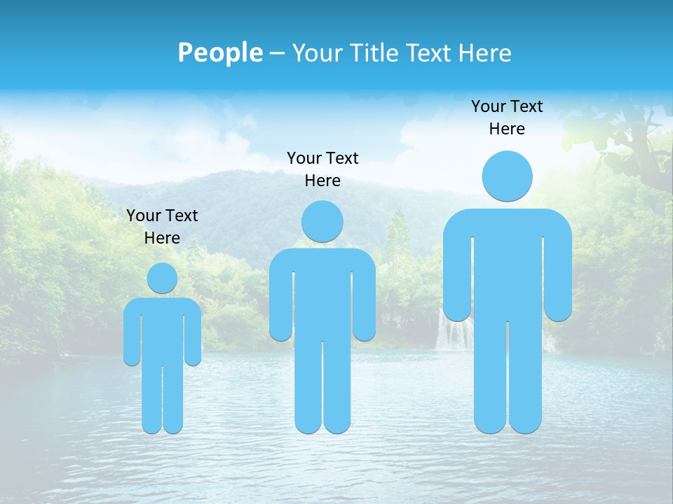 Tree Water Lake PowerPoint Template