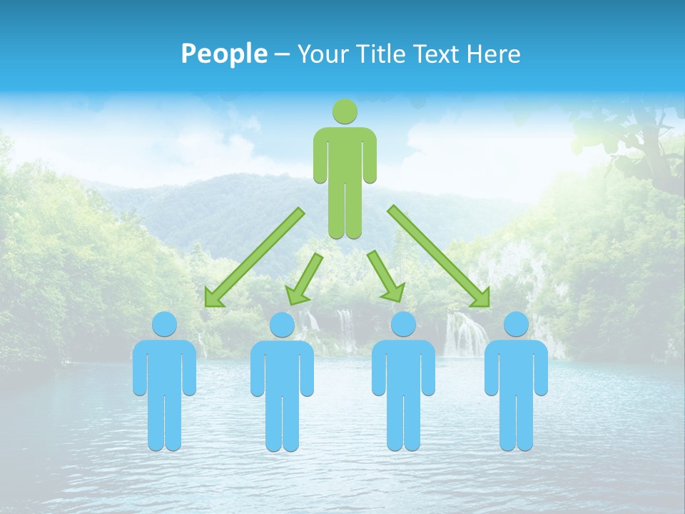 Tree Water Lake PowerPoint Template