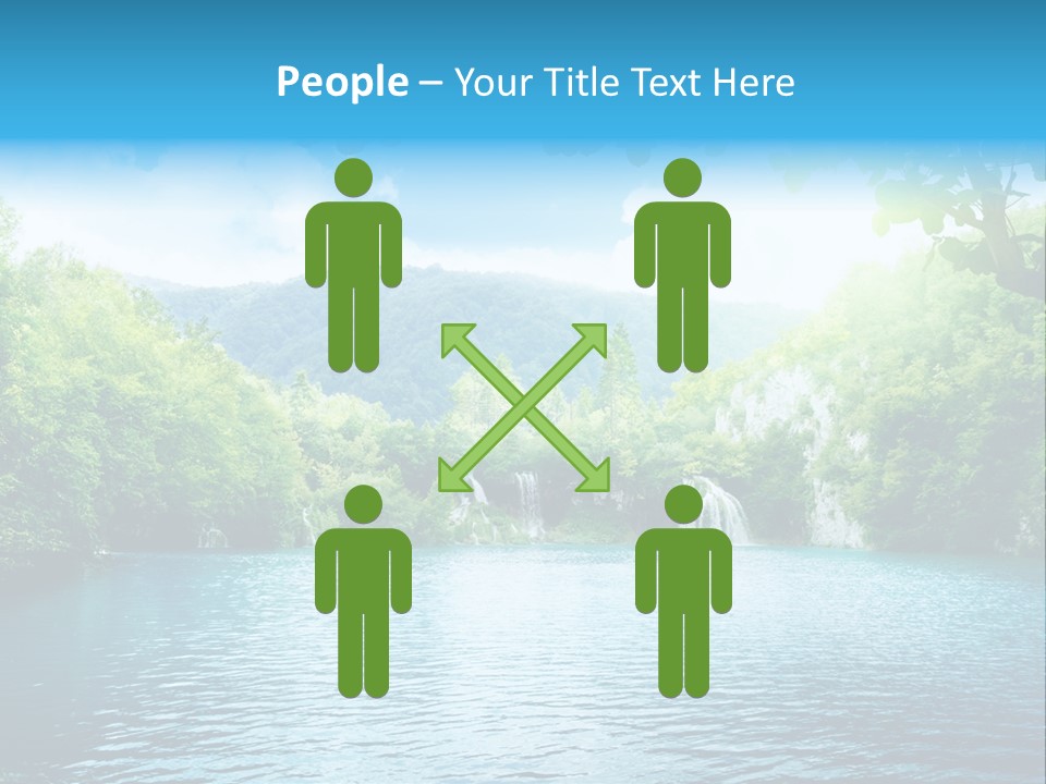 Tree Water Lake PowerPoint Template