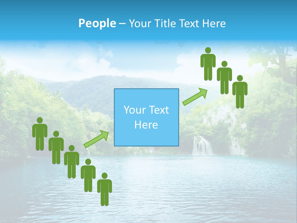 Tree Water Lake PowerPoint Template