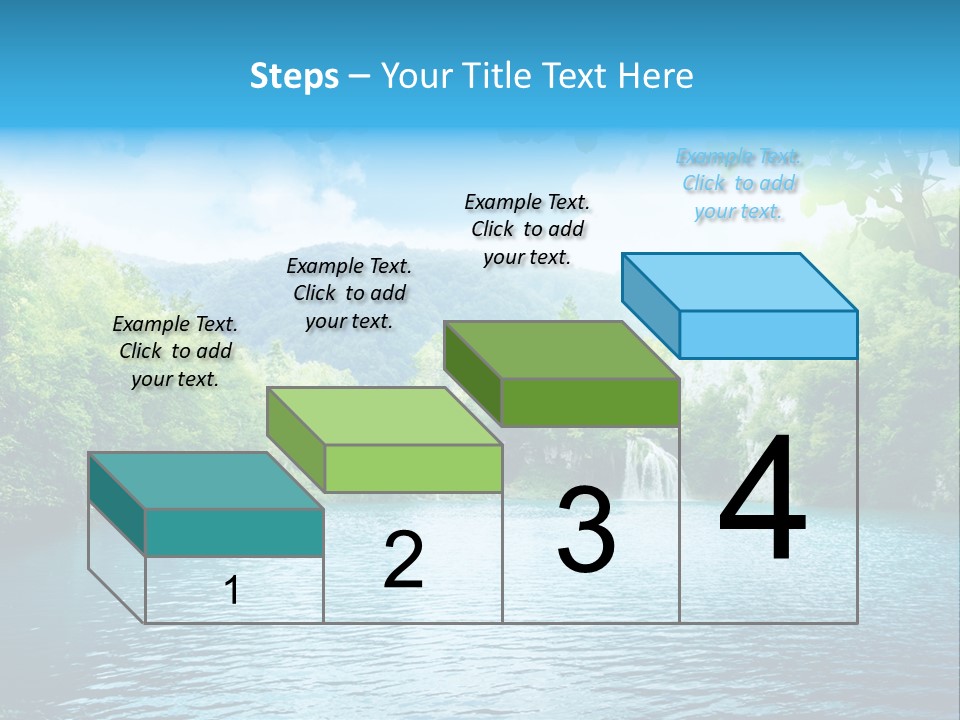Tree Water Lake PowerPoint Template