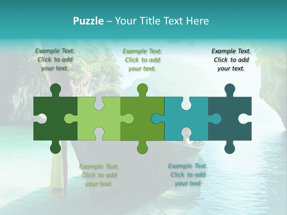 Water Marine Krabi PowerPoint Template