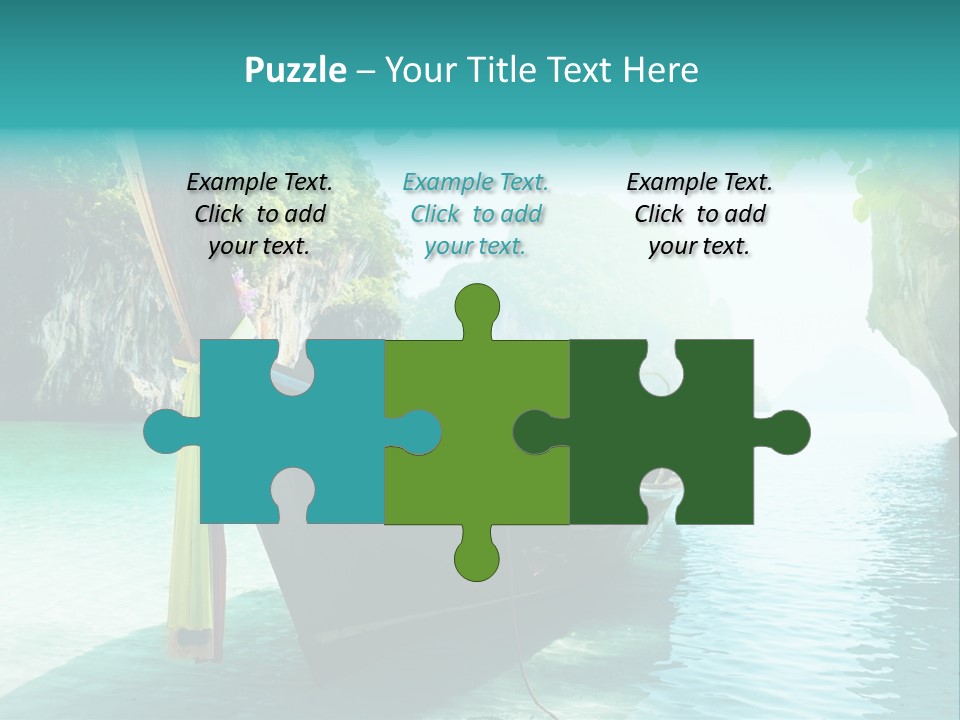 Water Marine Krabi PowerPoint Template