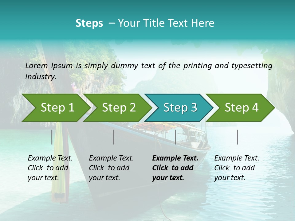 Water Marine Krabi PowerPoint Template
