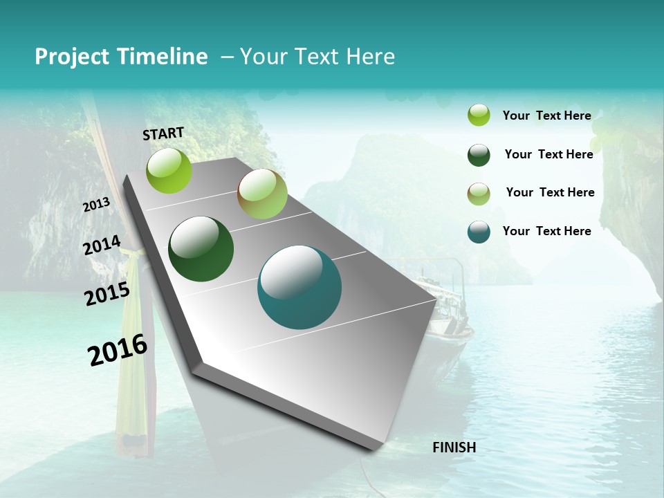 Water Marine Krabi PowerPoint Template