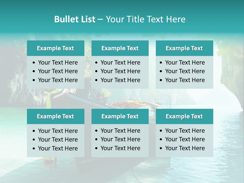 Water Marine Krabi PowerPoint Template