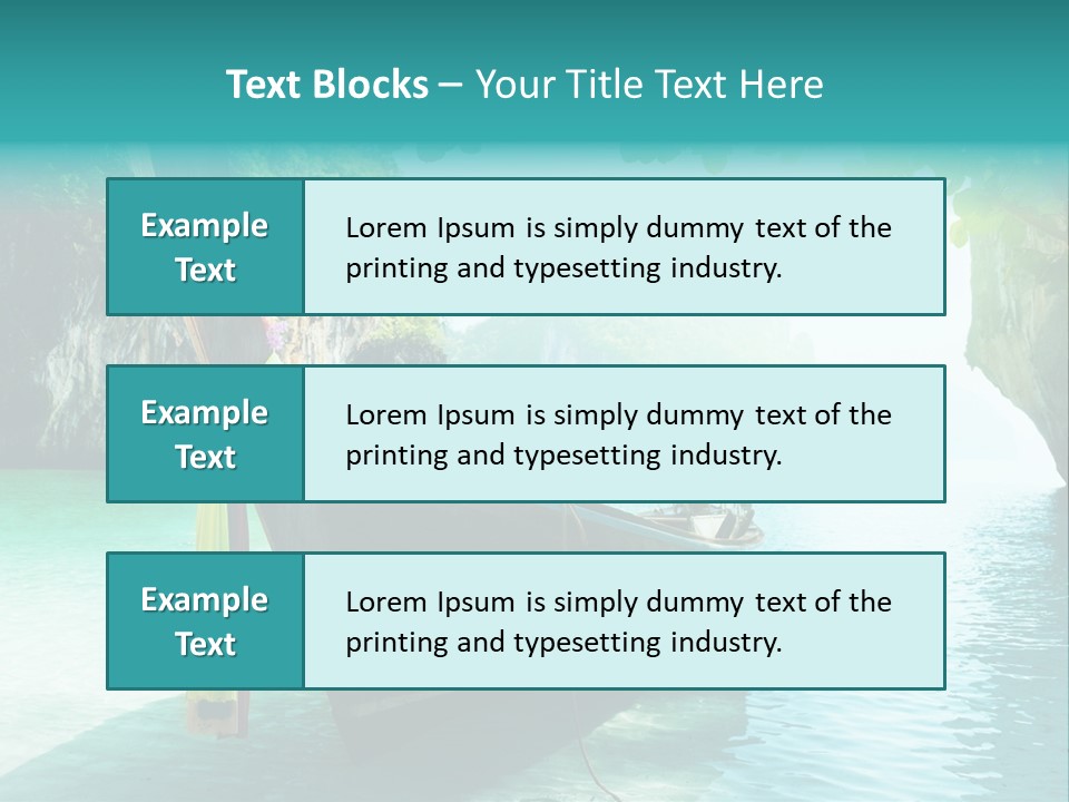 Water Marine Krabi PowerPoint Template