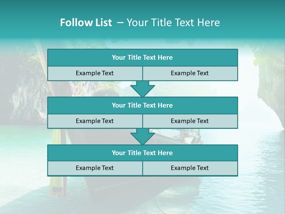 Water Marine Krabi PowerPoint Template
