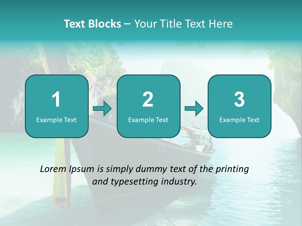 Water Marine Krabi PowerPoint Template
