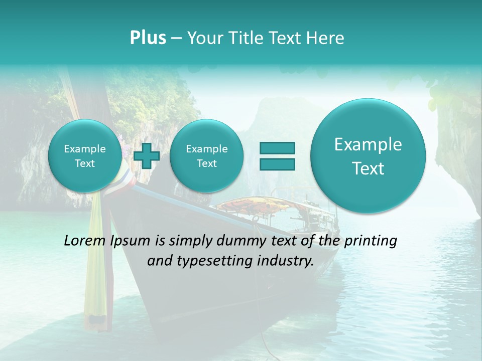 Water Marine Krabi PowerPoint Template