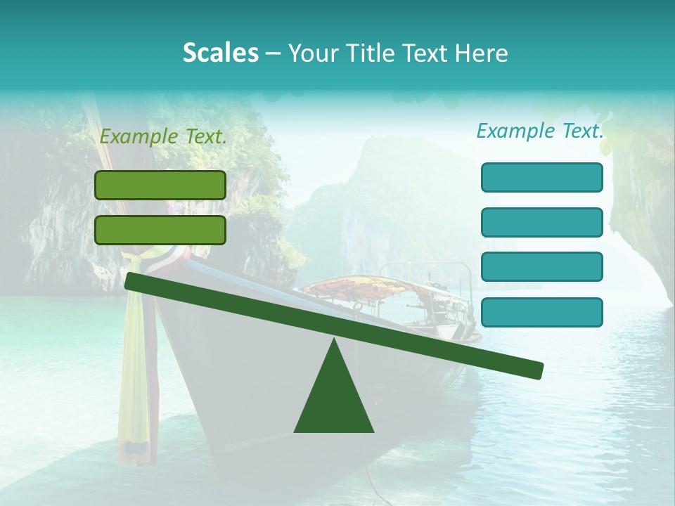 Water Marine Krabi PowerPoint Template