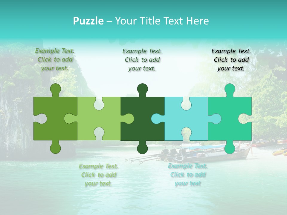 Asian Marine Wave PowerPoint Template