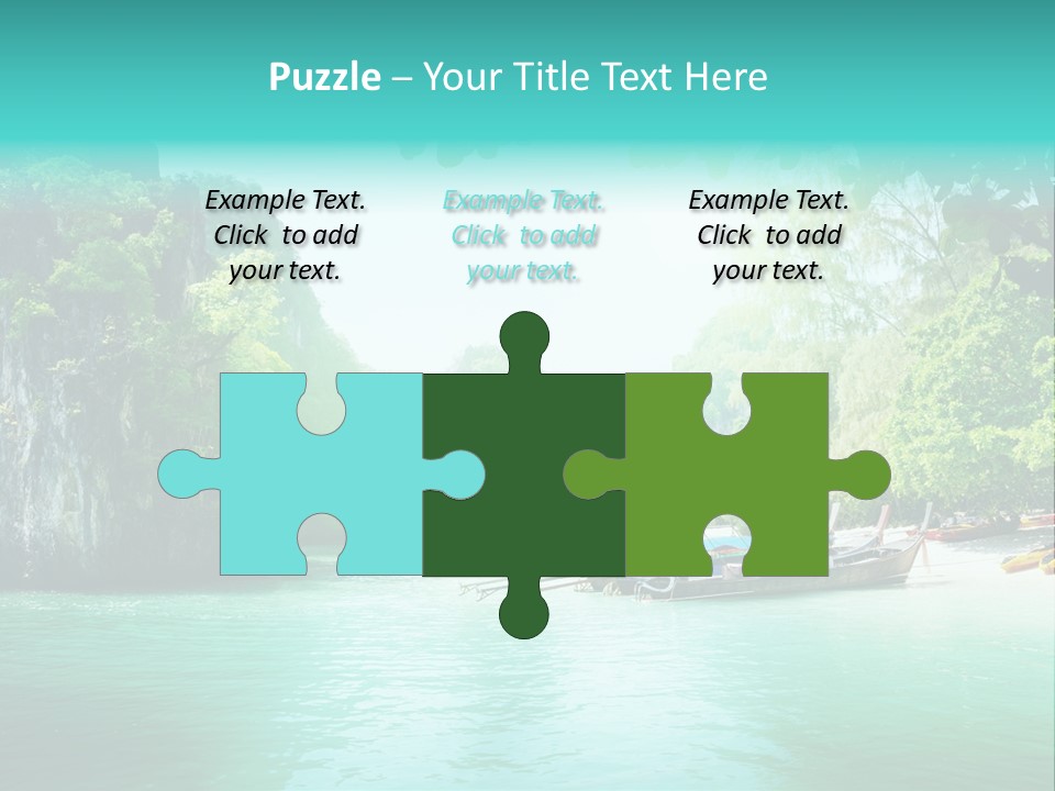 Asian Marine Wave PowerPoint Template