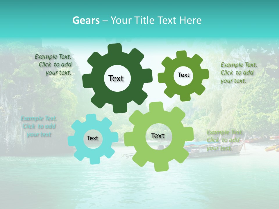 Asian Marine Wave PowerPoint Template