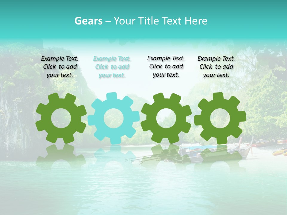 Asian Marine Wave PowerPoint Template