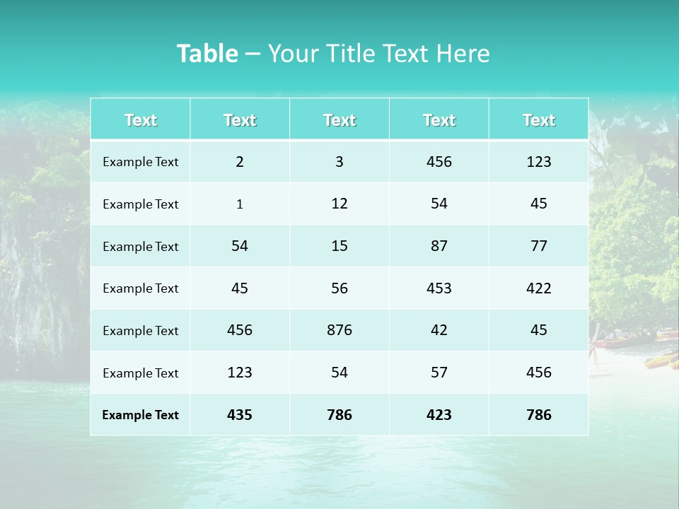 Asian Marine Wave PowerPoint Template