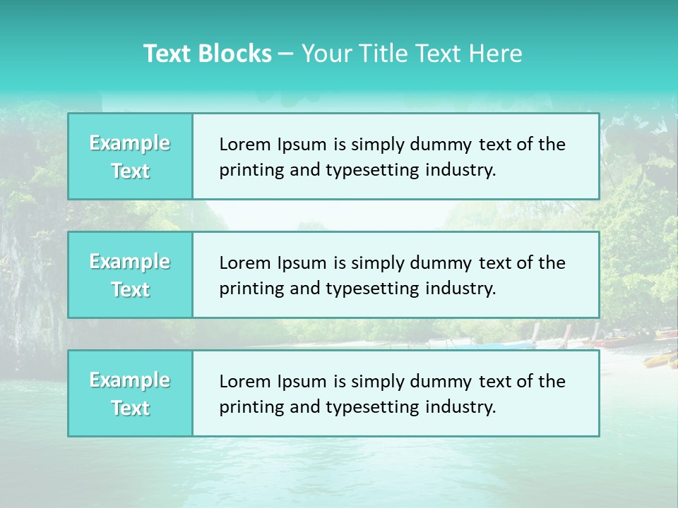 Asian Marine Wave PowerPoint Template