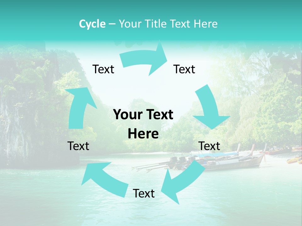 Asian Marine Wave PowerPoint Template