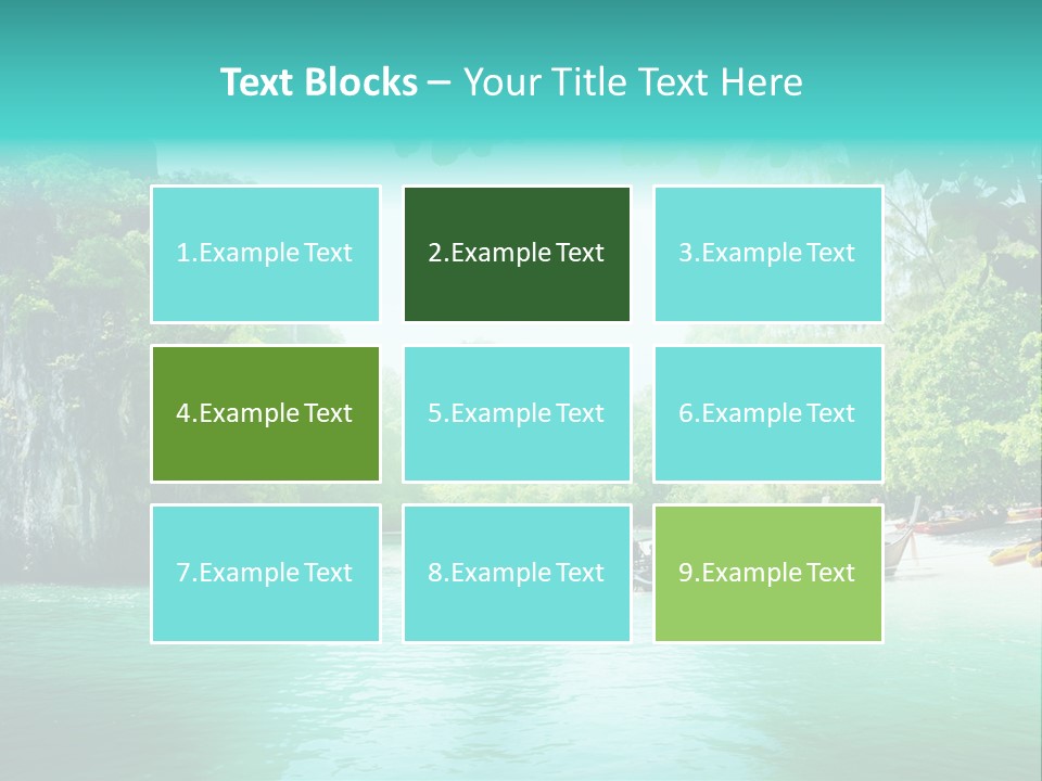 Asian Marine Wave PowerPoint Template