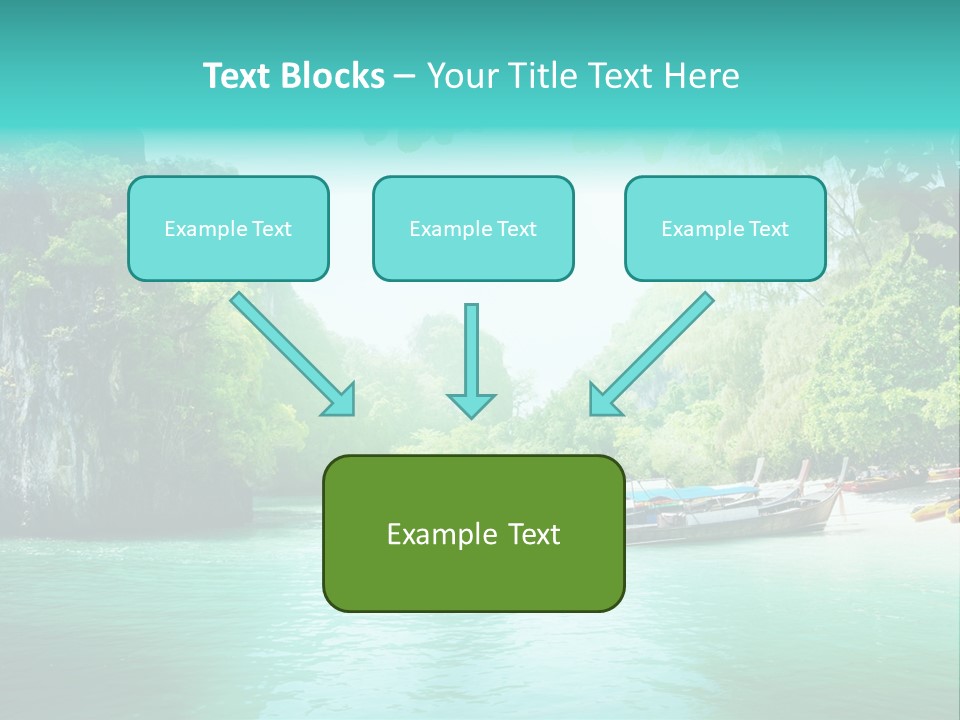 Asian Marine Wave PowerPoint Template