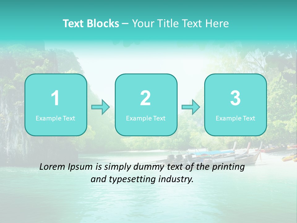 Asian Marine Wave PowerPoint Template