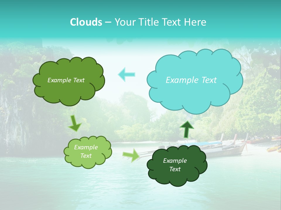 Asian Marine Wave PowerPoint Template