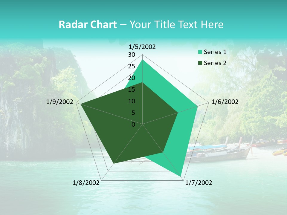 Asian Marine Wave PowerPoint Template