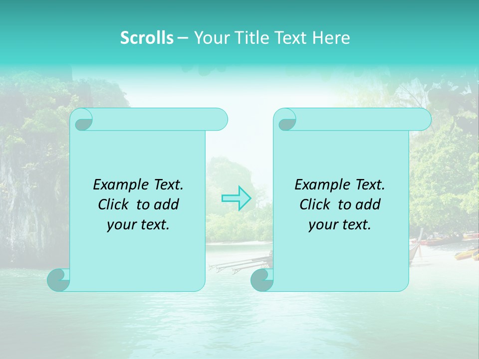 Asian Marine Wave PowerPoint Template