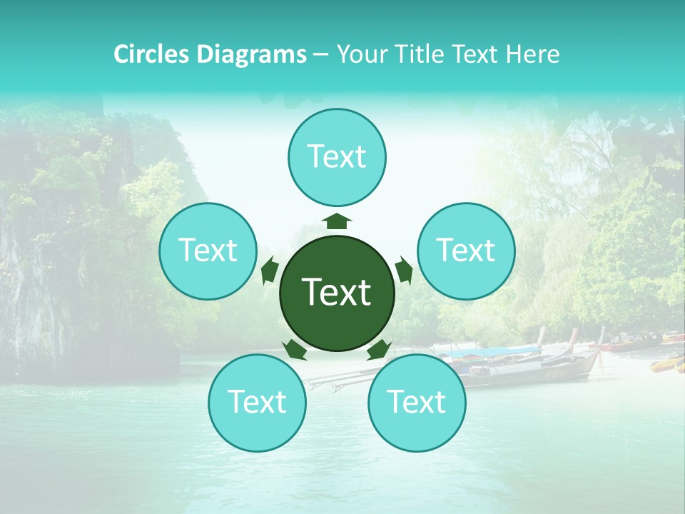 Asian Marine Wave PowerPoint Template