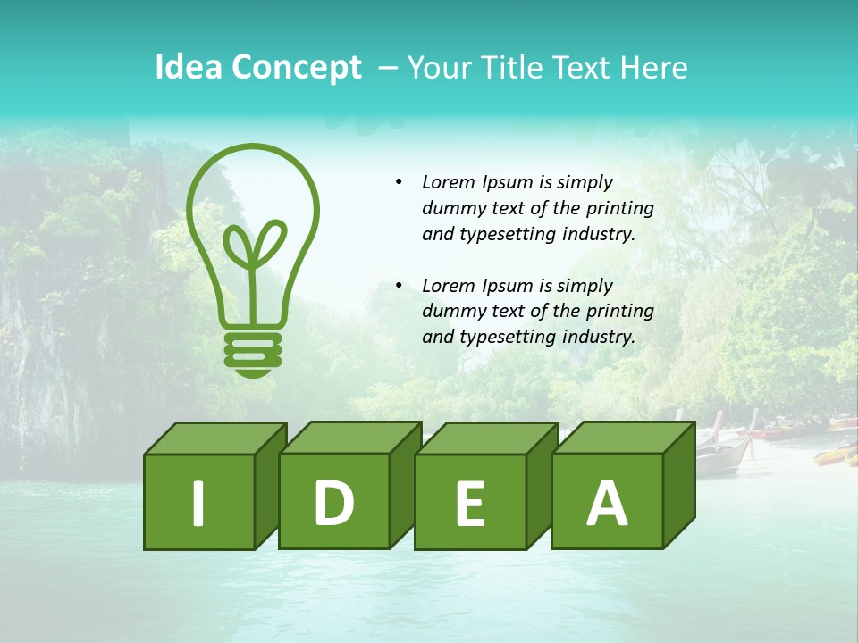 Asian Marine Wave PowerPoint Template