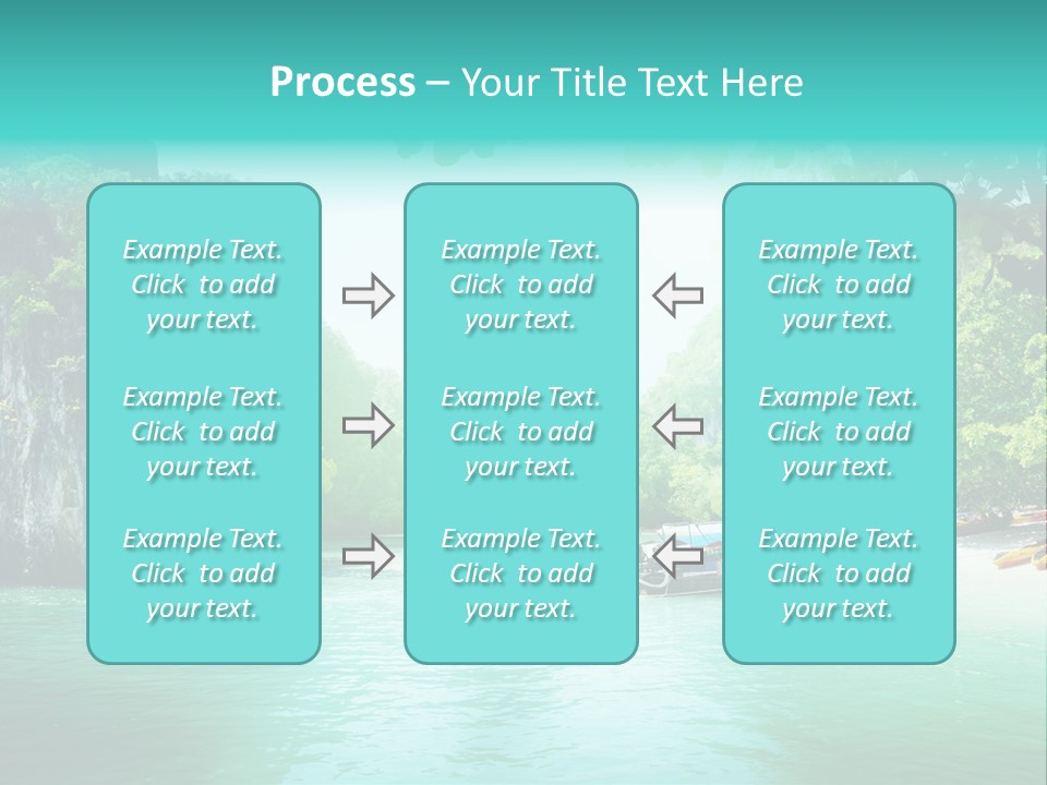 Asian Marine Wave PowerPoint Template