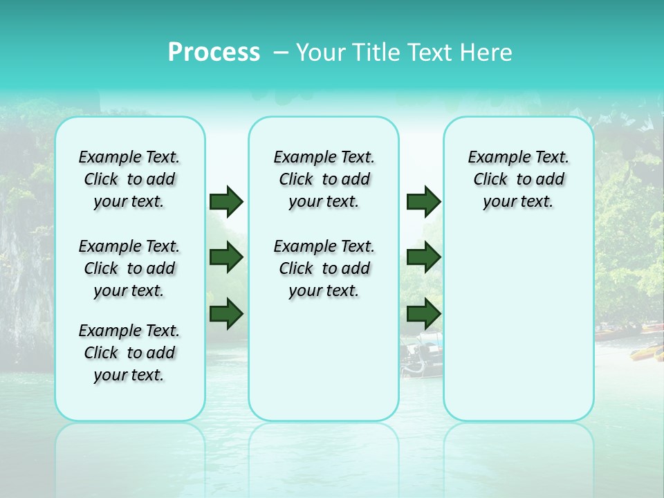 Asian Marine Wave PowerPoint Template