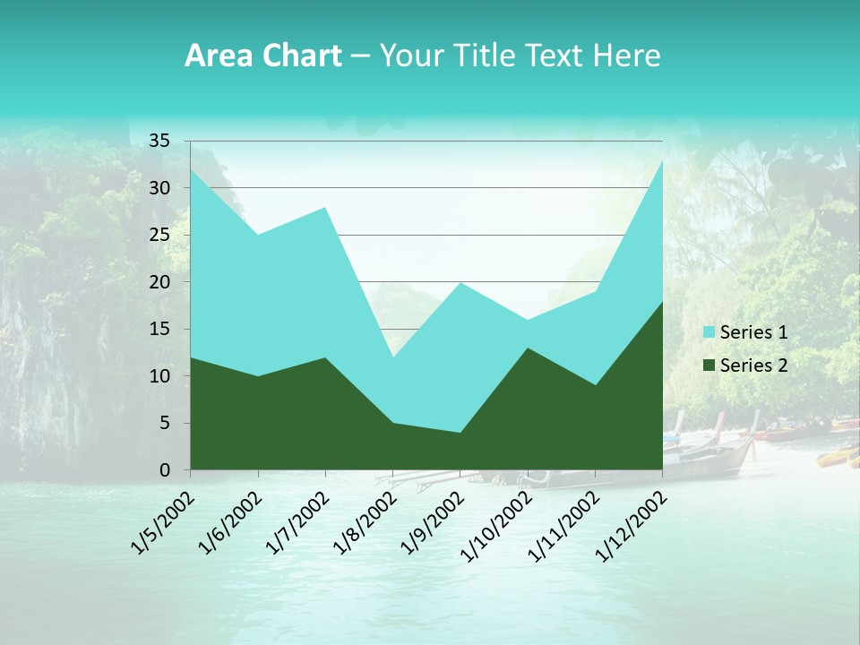 Asian Marine Wave PowerPoint Template