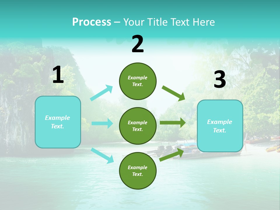 Asian Marine Wave PowerPoint Template