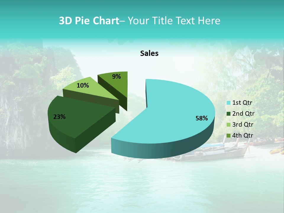 Asian Marine Wave PowerPoint Template