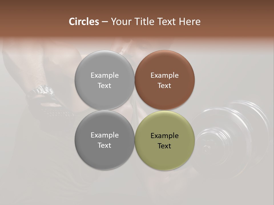 Fit Lifting Black PowerPoint Template