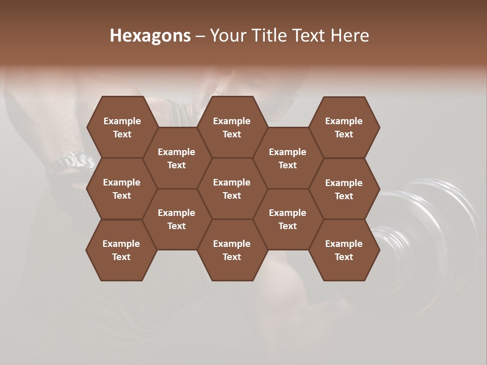 Fit Lifting Black PowerPoint Template