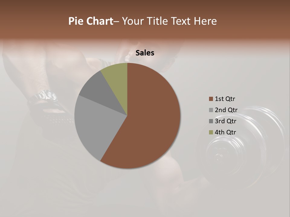 Fit Lifting Black PowerPoint Template