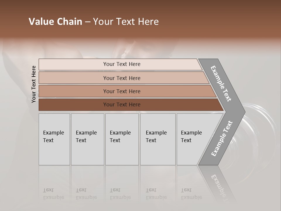 Fit Lifting Black PowerPoint Template
