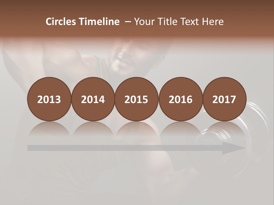 Fit Lifting Black PowerPoint Template