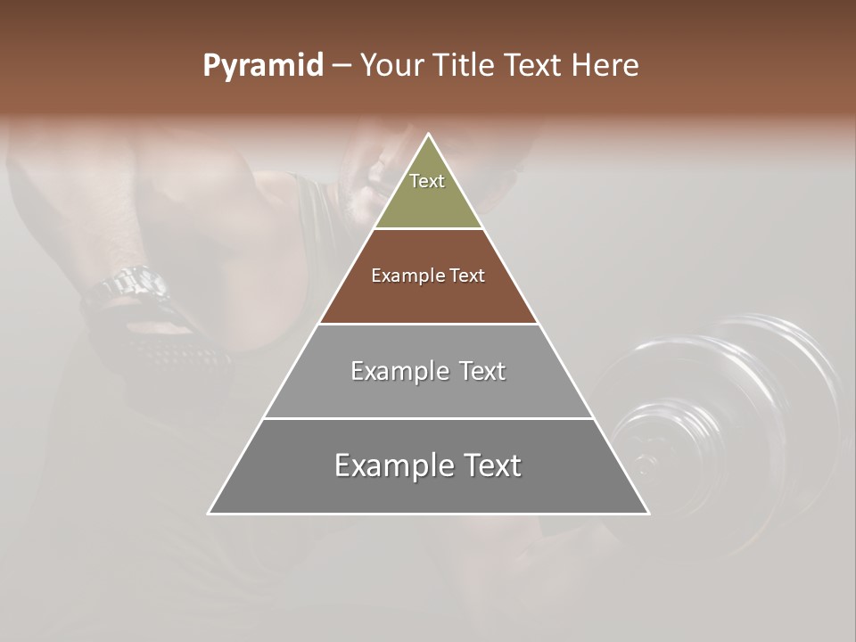 Fit Lifting Black PowerPoint Template