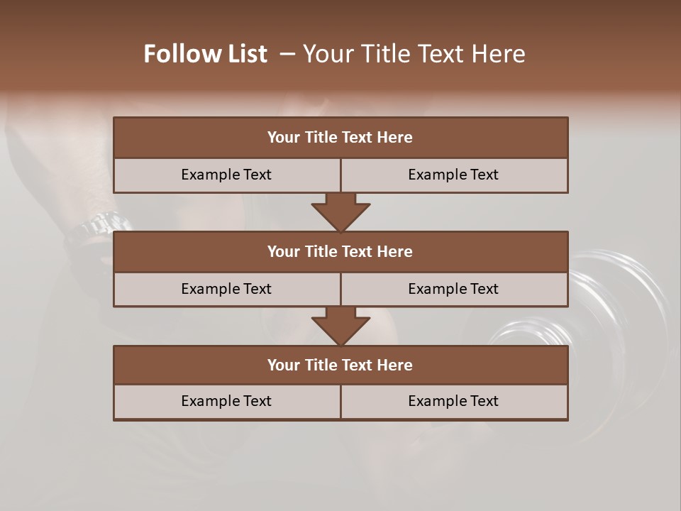 Fit Lifting Black PowerPoint Template