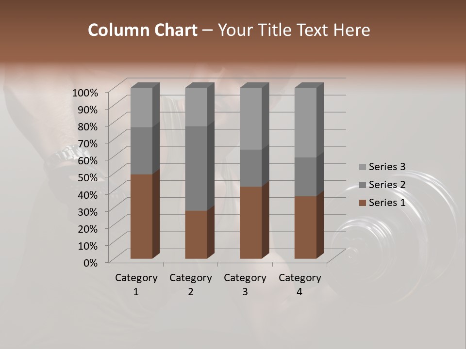 Fit Lifting Black PowerPoint Template